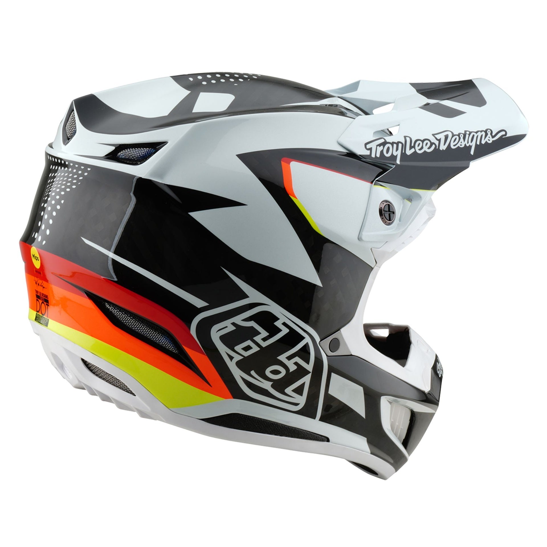 Casco Troy Lee Designs Se5 Ece de Carbón Optic Black